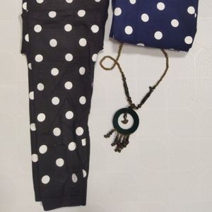 شلوار یا لگ خالخالی زنانه