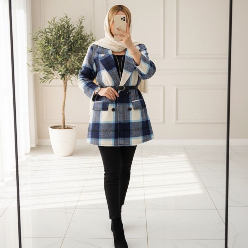 فروش اینترنتی کت پشمی زنانه طرح ساغر