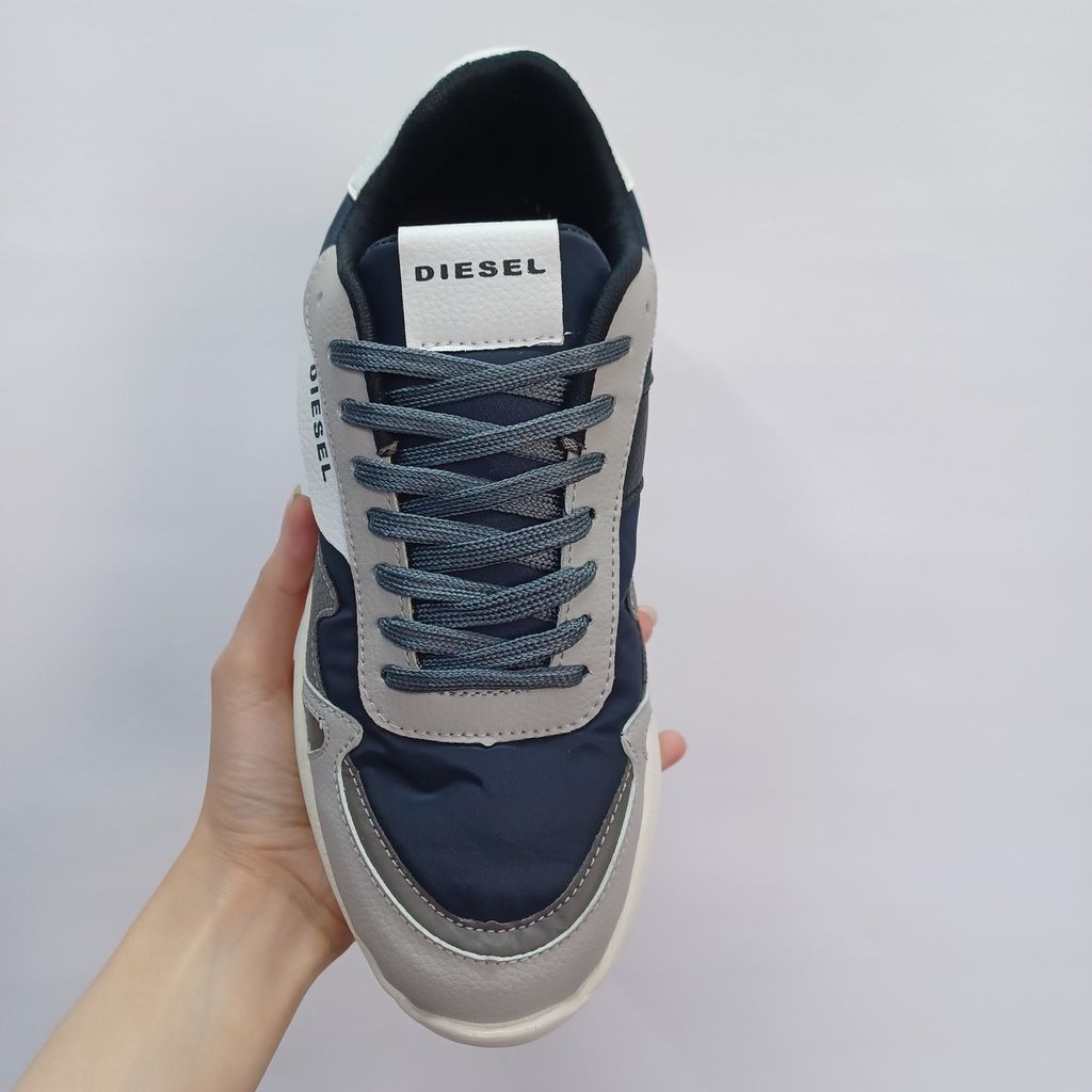 خرید اینترنتی کفش کتونی دیزل شمعی سرمه ای مردانه/فروش اقساطی  