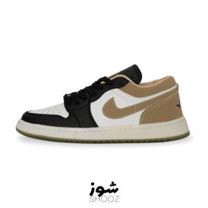 کتونی نایک جردن سفید مشکی کرم مردانه