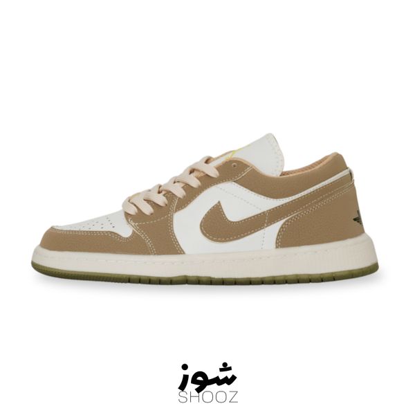 کتونی نایک جردن سفید کرم مردانه