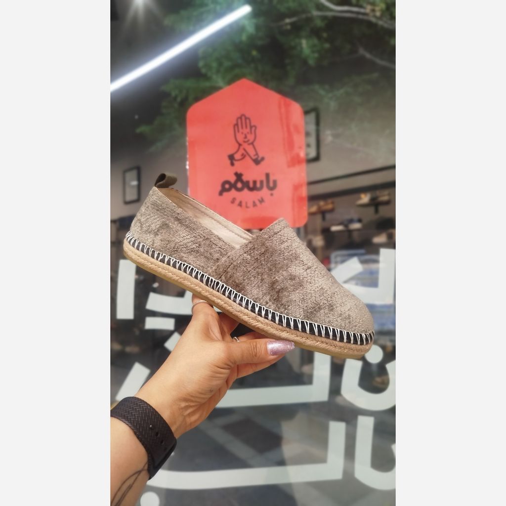 خرید انلاین گیوه مردانه سبز دوردوخت برای تابستان وپیاده روی/فروش اقساطی