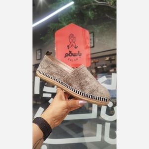 خرید انلاین گیوه مردانه سبز دوردوخت برای تابستان وپیاده روی/فروش اقساطی