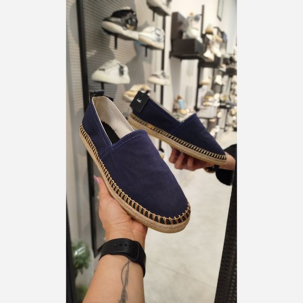 گیوه مردانه سرمه ای دوردوخت برای تابستان وپیاده روی