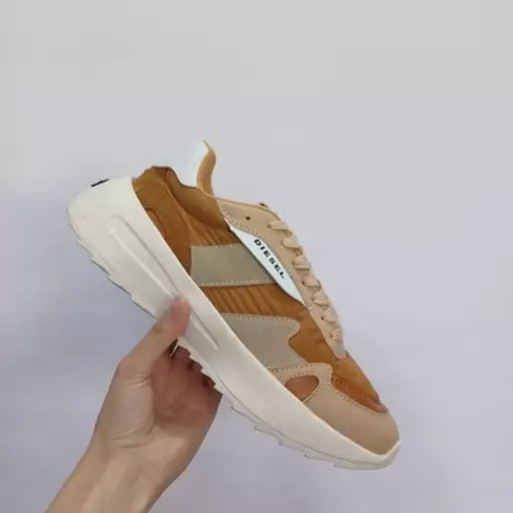 مشخصات کفش کتونی دیزل شمعی خردلی مردانه/فروش اقساطی 