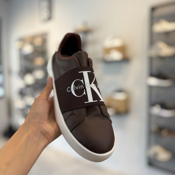 کتونی کشی کلوین کلین قهوه ای زنانه