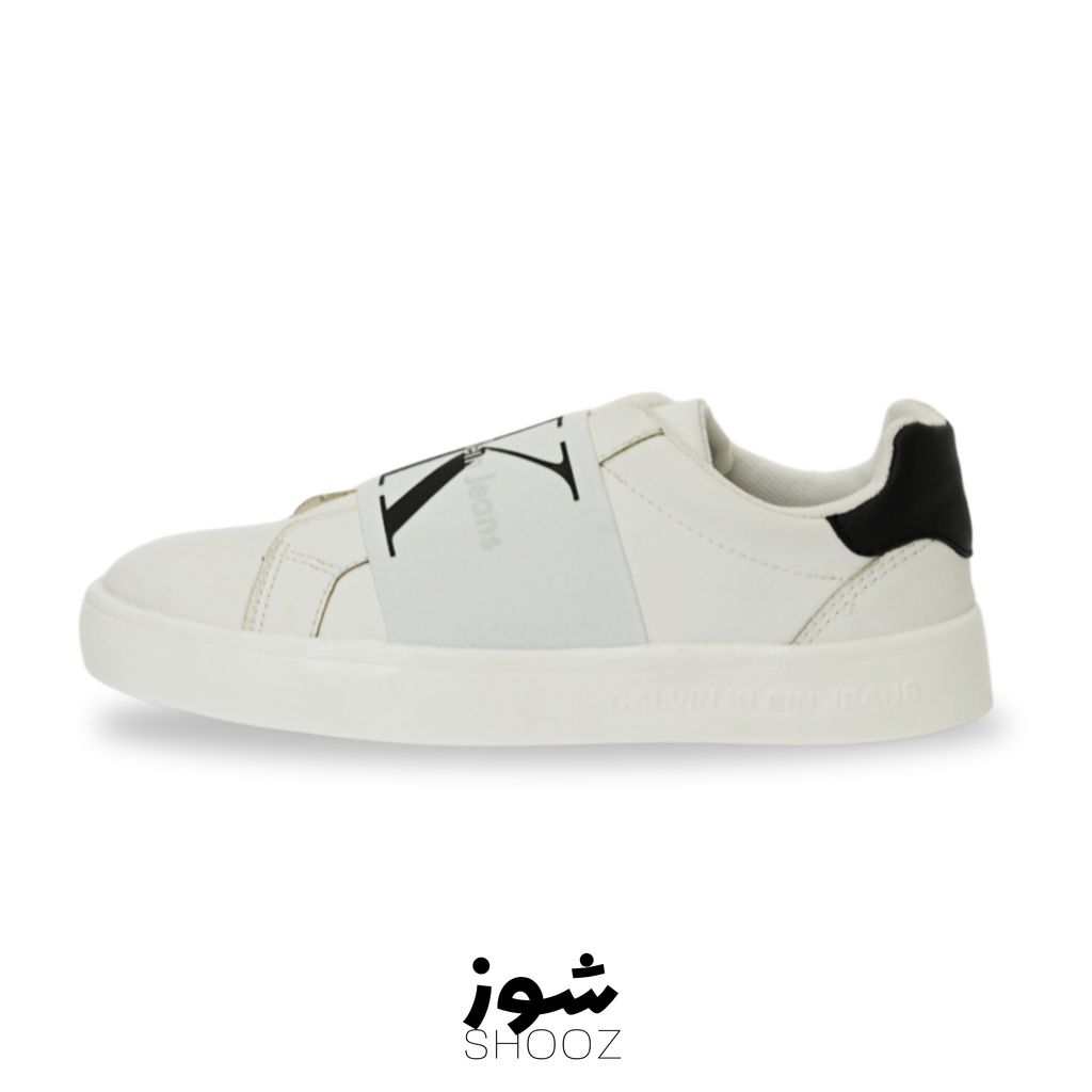 خرید آنلاین کفش کتونی کشی کلوین کلین سفید زنانه/فروش اقساطی