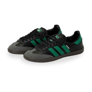 خرید آنلاین کفش کتونی مردانه آدیداس سامبا مشکی سبز/فروش اقساطی