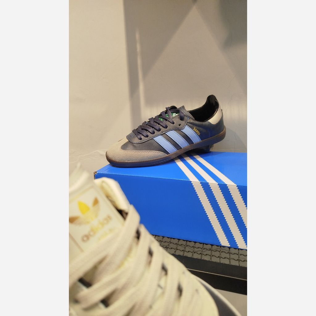 خرید آنلاین کفش کتونی مردانه آدیداس سامبا سرمه ای/فروش اقساطی