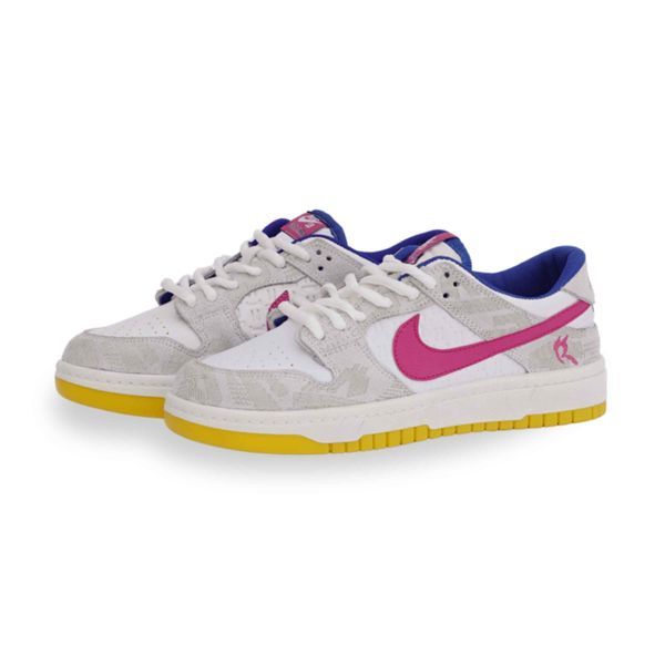 کفش کتونی نایک اس بی سفید زرد زنانه