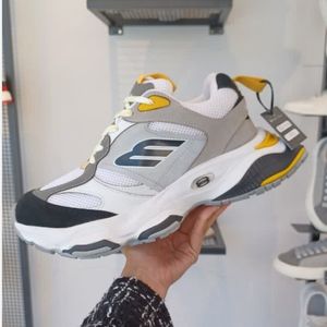 مشخصات کفش کتونی بالنسیاگاسفیدزرد مردانه/فروش اقساطی