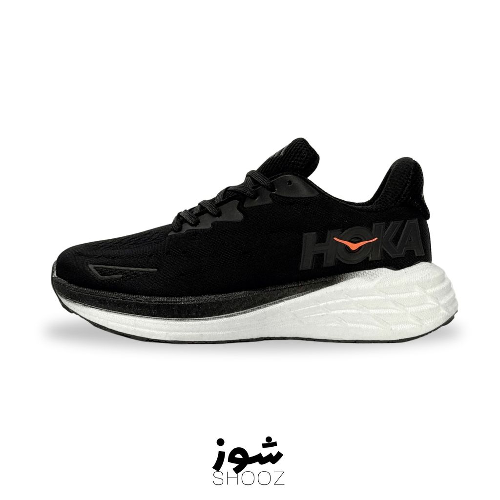 قیمت ارزان کفش کتونی هوکا مشکی مردانه/فروش اقساطی