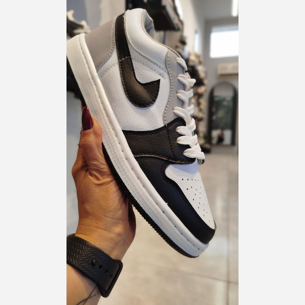 قیمت کفش کتونی نایک جردن سفید مشکی طوسی مردانه/فروش اقساطی