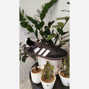 خرید اینترنتی کفش کتونی سامبافول مشکی سبک مردانه/فروش اقساطی