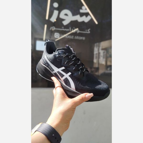 کتونی اسیکس رانینگ مشکی مردانه