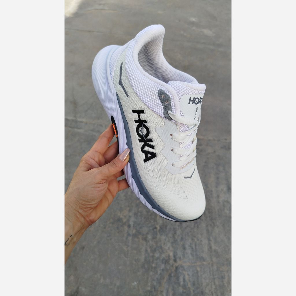 قیمت ارزان کفش کتونی هوکا سفید مردانه/فروش اقساطی