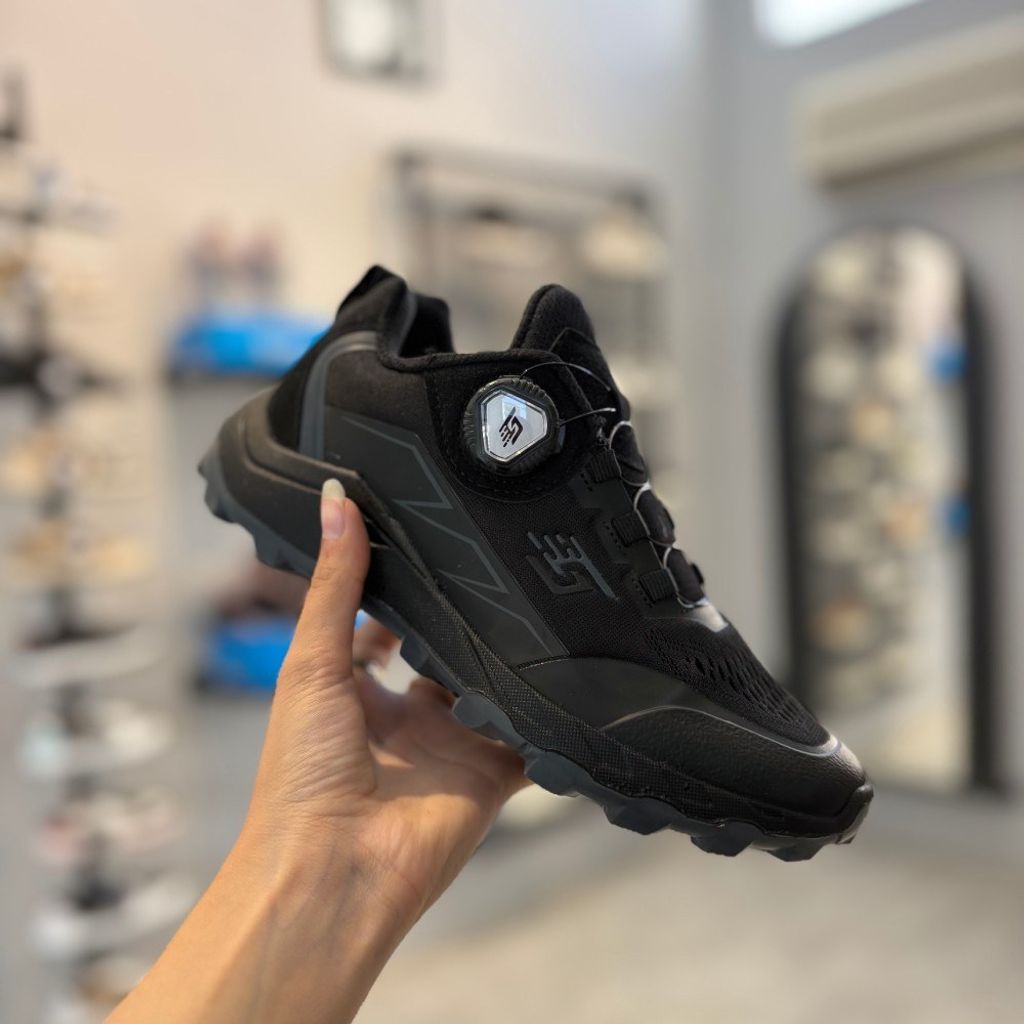 خرید اینترنتی کفش کتونی تریل مشکی طوسی مردانه/فروش اقساطی