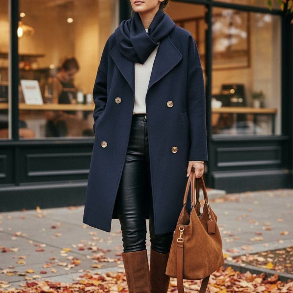 مشخصات پالتو شالدار مدل آوینو