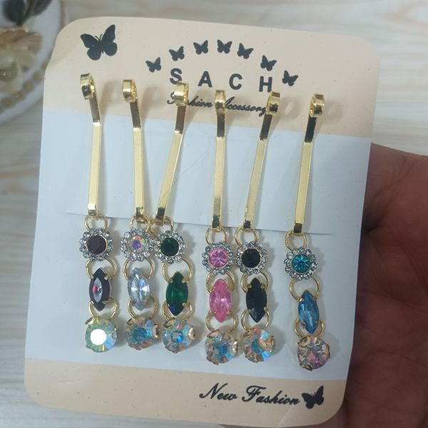 گیره روسری رنگی