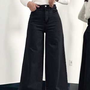 خرید انلاین شلوار بگ جین  لی کج راه سنگ شور شده