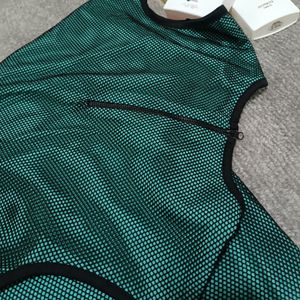 فروش اینترنتی پیراهن حلقه آستین اسپرت لونه زنبوری وارداتی