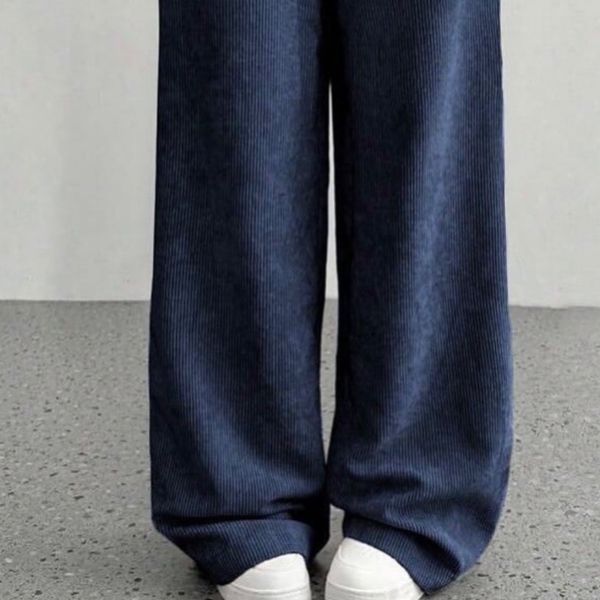 شلوار بگ مخمل کبریتی زنانه