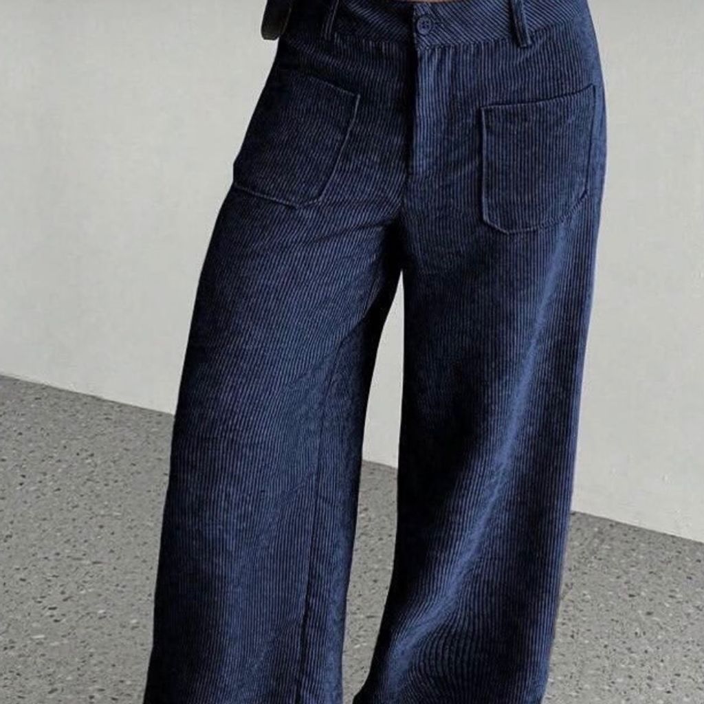 خرید اینترنتی شلوار بگ مخمل کبریتی زنانه