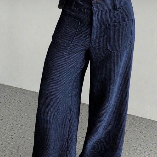 شلوار بگ مخمل کبریتی زنانه