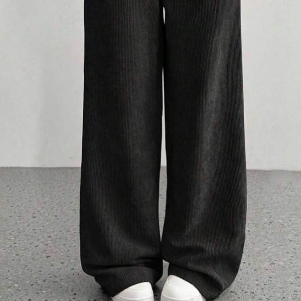 شلوار بگ مخمل کبریتی زنانه