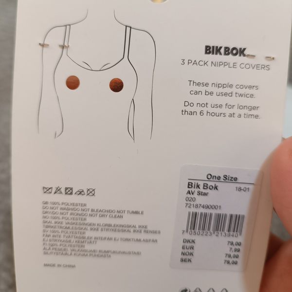 کاور سر سینه nippls covers برند bik bok