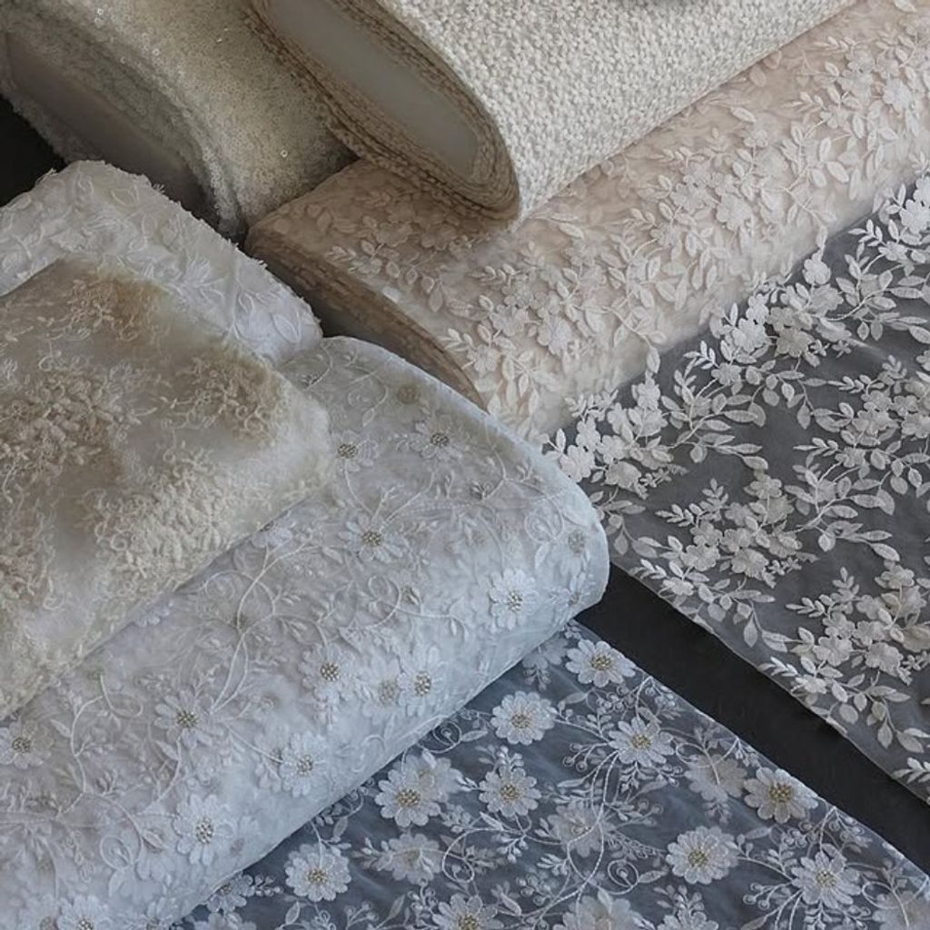 قیمت پارچه های تور طرحدار