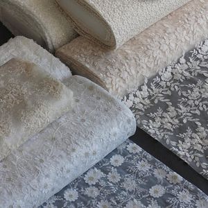 پارچه های تور طرحدار