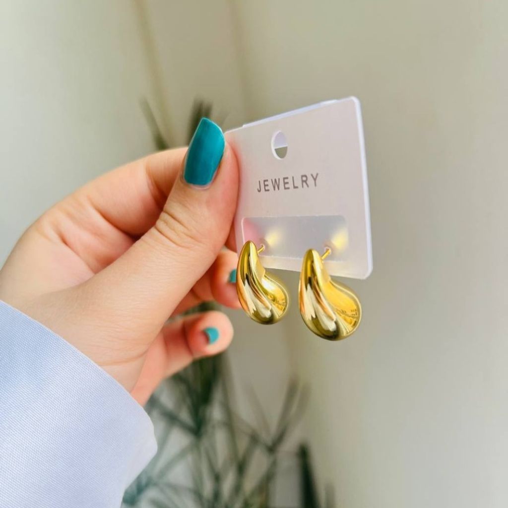 خرید انلاین گوشواره نیکلی طرح نقره ای و طلایی