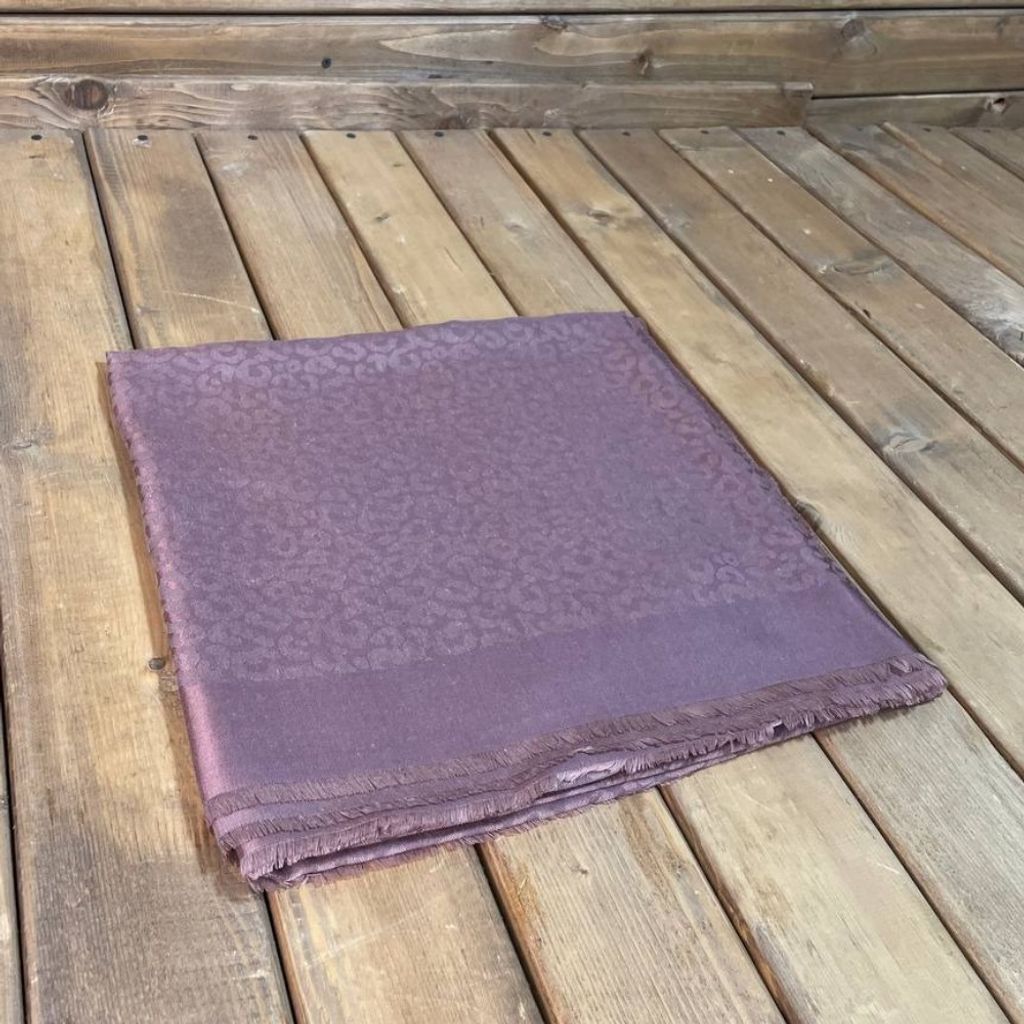 فروش اینترنتی روسری مجلسی ژاکارد رنگ صورتی سایز بزرگ 140 سانتی