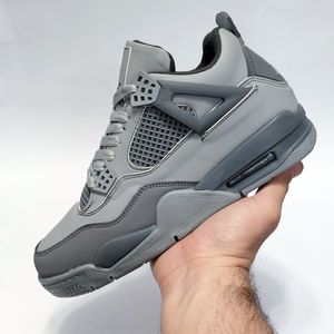 خرید اینترنتی کتونی پرطرفدار نایک جردن 4 طوسی Nike Jordan 4
