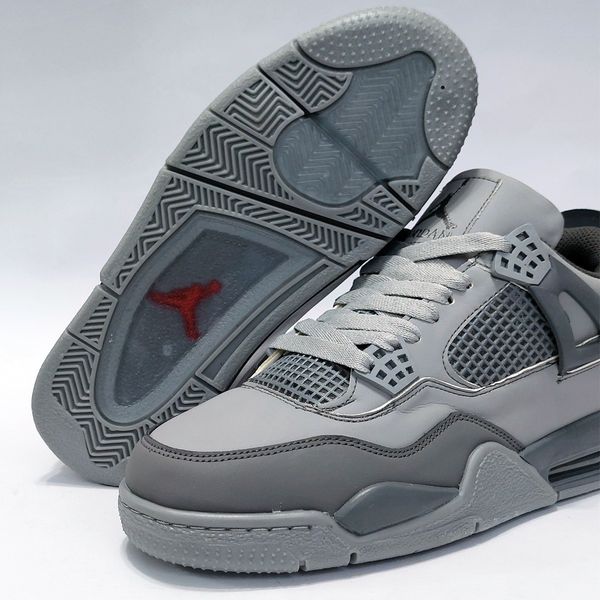 کتونی پرطرفدار نایک جردن 4 طوسی Nike Jordan 4