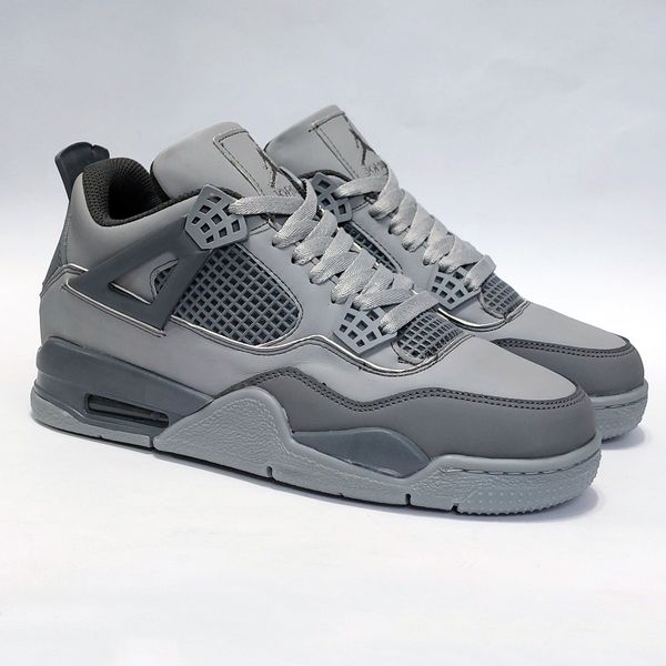 کتونی پرطرفدار نایک جردن 4 طوسی Nike Jordan 4