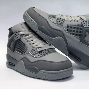 خرید اینترنتی کتونی پرطرفدار نایک جردن 4 طوسی Nike Jordan 4