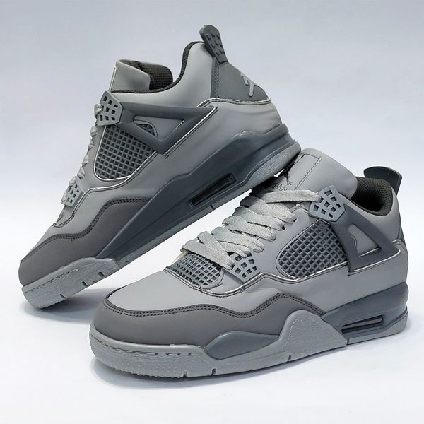 کتونی پرطرفدار نایک جردن 4 طوسی Nike Jordan 4