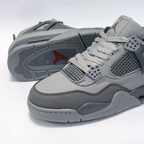 کتونی پرطرفدار نایک جردن 4 طوسی Nike Jordan 4