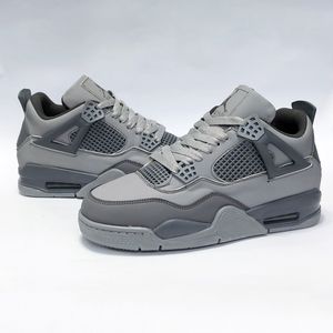 فروش اینترنتی کتونی پرطرفدار نایک جردن 4 طوسی Nike Jordan 4