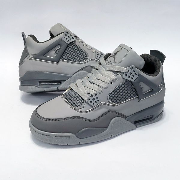 کتونی پرطرفدار نایک جردن 4 طوسی Nike Jordan 4