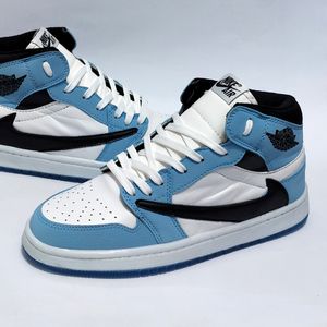 فروش اینترنتی کتونی نیم ساق نایک ترویس آبی Nike Travis