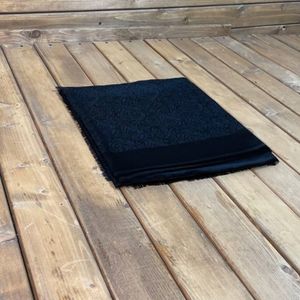 قیمت ارزان روسری مشکی ژاکارد مجلسی قواره دار