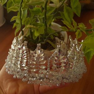 خرید اینترنتی تاج عروس مدل برگها با مارکیز اصل