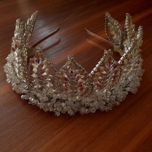 تاج عروس مدل برگها با مارکیز اصل