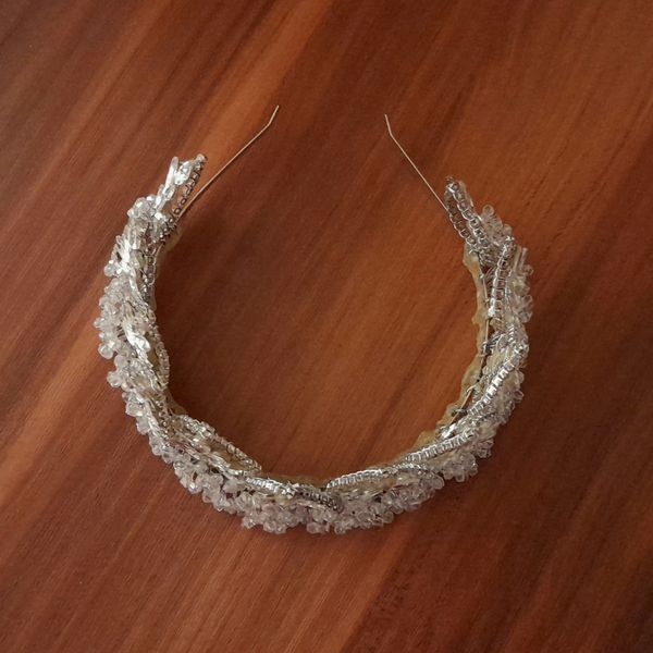 تاج عروس مدل برگها با مارکیز اصل