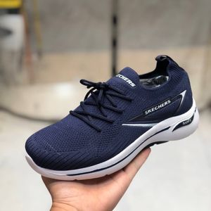 قیمت ارزان کفش اسکیچرز جورابی مردانه مدل رامر رنگ سورمه تی