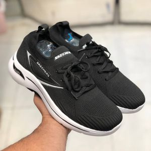 خرید آنلاین کفش اسکیچرز جورابی مردانه مدل رامر مشکی