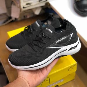 خرید انلاین کفش اسکیچرز جورابی مردانه مدل رامر مشکی